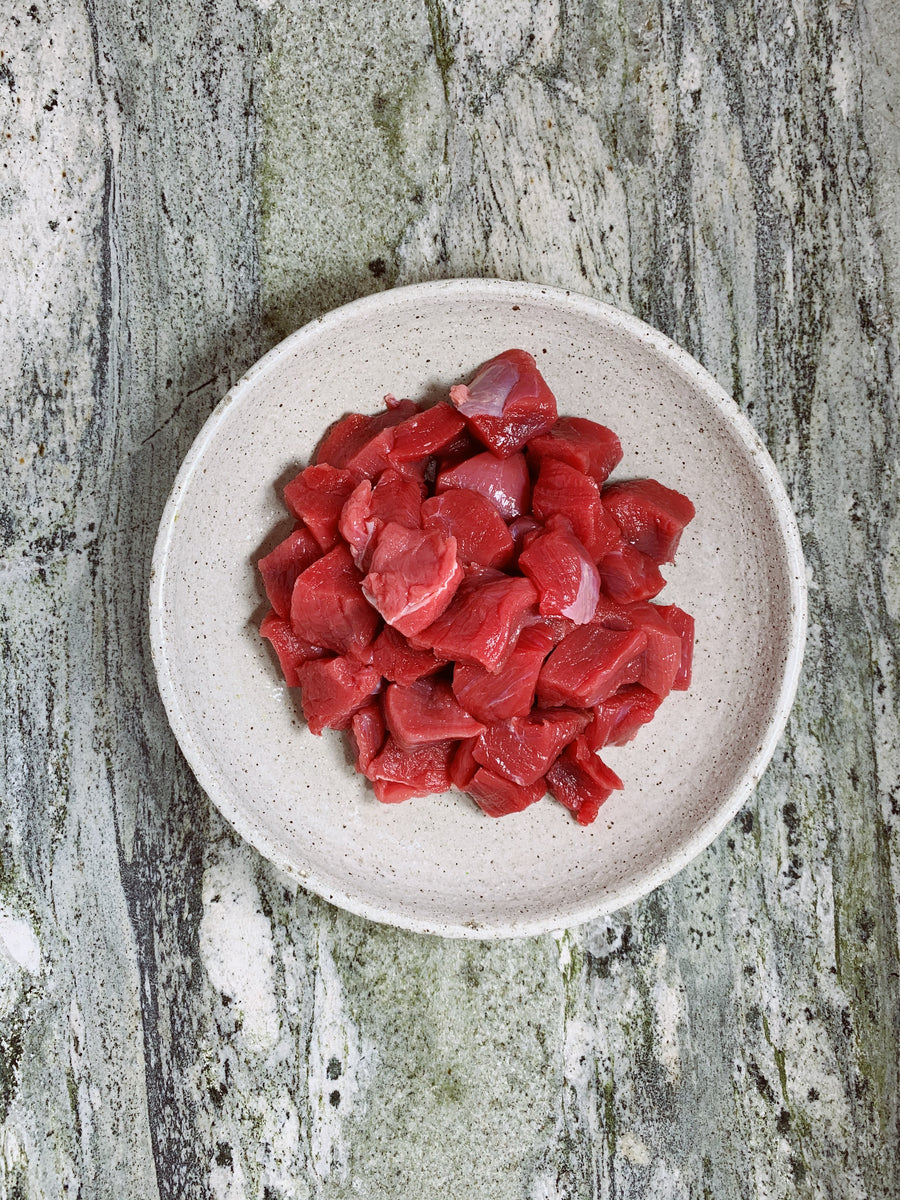 BEEF DICED CHUCK STEAK - 500g